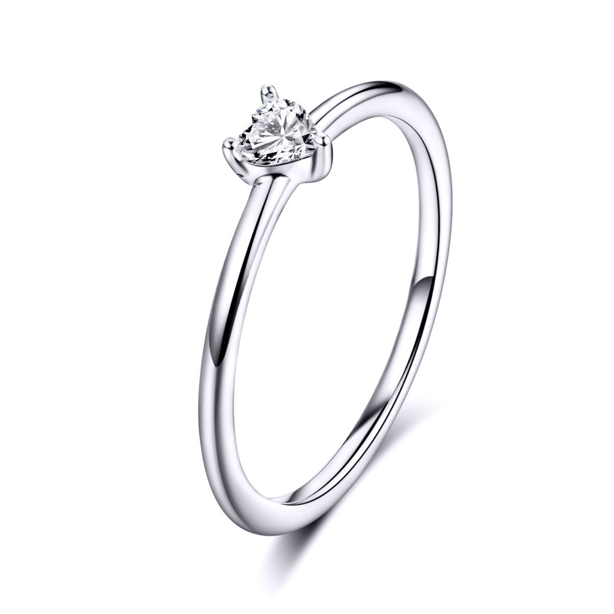 stříbrné prsten šťastný scr498 kubická zirkonie jako pandora